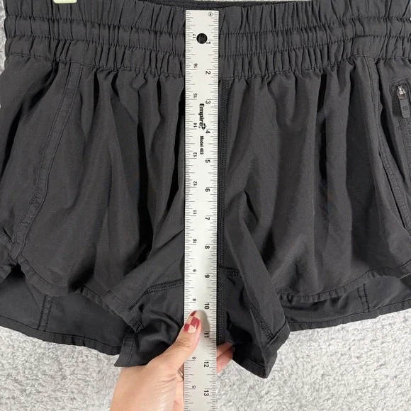 Lululemon Tracker Short Black High Rise Athletic Running Shorts Womens Size 10 - Picture 4 of 9